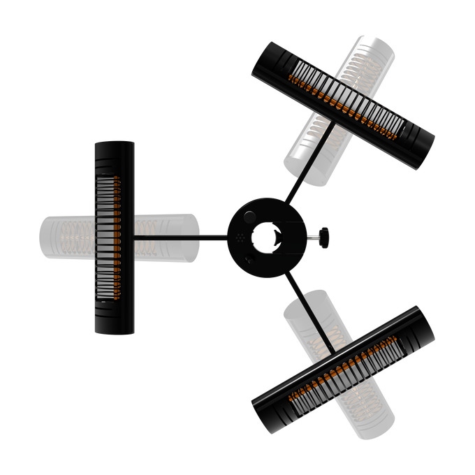 Infrapuna soojuskiirgur Veltron PREMIUM UMBRELLA 3kW, lühter