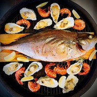 Keraamiline grill Kamado Bono Media Black
