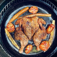 Keraamiline grill Kamado Bono Media Red
