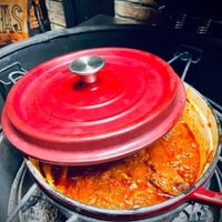 Keraamiline grill Kamado Bono Grande Red